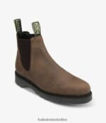 Loake 26804V100 McCauley Brown Oiled Nubuck Boots - Image 2