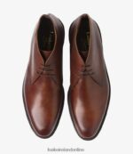 Loake 26804V108 Lytham Oxblood Grain Boots - Image 3