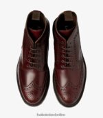 Loake 26804V124 Bedale Burgundy Boots - Image 3