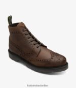 Loake 26804V134 Gage Brown Oiled Nubuck Boots - Image 2