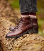 Loake 26804V137 Hiker Oxblood Grain Boots - Image 5
