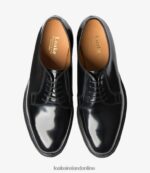 Loake 26804V152 771 Black Plain Ties - Image 3
