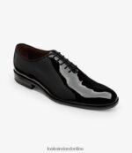 Loake 26804V162 Regal Black Plain Ties - Image 2