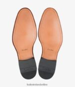 Loake 26804V164 Bow Black Plain Ties - Image 4