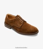 Loake 26804V165 Franklin Tan Suede Plain Ties - Image 2