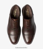 Loake 26804V171 Fleet Dark Brown Semi Brogues - Image 3