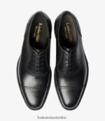 Loake 26804V172 Fleet Black Semi Brogues - Image 2