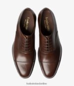 Loake 26804V181 Aldwych Dark Brown Toe Caps - Image 3