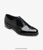 Loake 26804V187 Elgin Black Toe Caps - Image 2