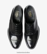 Loake 26804V187 Elgin Black Toe Caps - Image 3