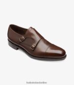 Loake 26804V199 Cannon Dark Brown Monk Shoes - Image 2