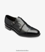 Loake 26804V200 Cannon Black Monk Shoes - Image 2