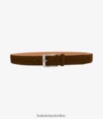 Loake 26804V215 William Belt Brown Suede Accessories - Image 2