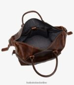 Loake 26804V221 Balmoral Weekend Bag Brown Leather - Image 2