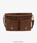 Loake 26804V229 Blackfriars Briefcase Brown Waxed Suede Leather - Image 2