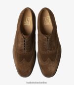 Loake 26804V24 302 Brown Suede Brogues - Image 3