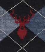 Loake 26804V254 Argyle Socks Navy Accessories - Image 2