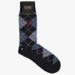 Loake 26804V254 Argyle Socks Navy Accessories