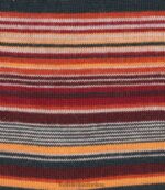 Loake 26804V262 Wine Narrow Stripe Socks Multi Colour Accessories - Image 2