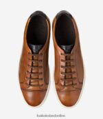 Loake 26804V28 Dash Chestnut Brown Trainers & Sneakers - Image 3