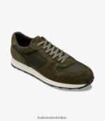 Loake 26804V36 Foster Green Suede Trainers & Sneakers - Image 2