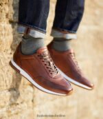 Loake 26804V44 Bannister Cedar Trainers & Sneakers - Image 5