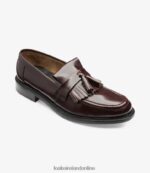 Loake 26804V51 Brighton Burgundy Loafers - Image 2