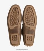 Loake 26804V74 Donington Brown Nubuck Loafers - Image 4