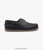 Loake 26804V75 Lymington Navy Nubuck Boat Shoes
