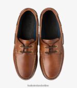 Loake 26804V78 528 Cedar Boat Shoes - Image 3