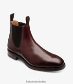 Loake 26804V86 Chatsworth Burgundy Boots - Image 2