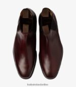 Loake 26804V86 Chatsworth Burgundy Boots - Image 3