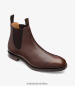 Loake 26804V87 Chatsworth Dark Brown Waxy Boots - Image 2